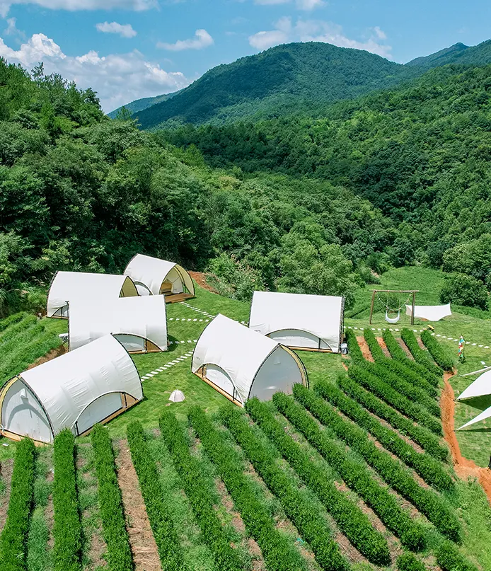 Tenda kamp pelanggan