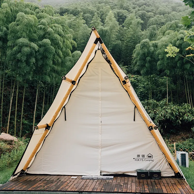 Tenda Segitiga Berkemah Pernikahan Romantis