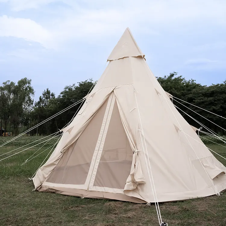 Tenda piramida kental tahan angin tahan air